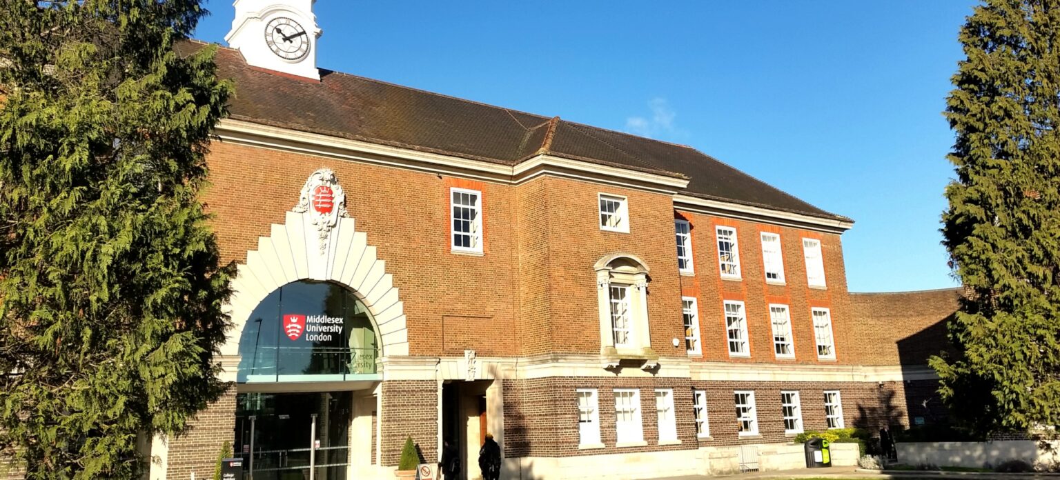 Hauptgebäude der Middlesex University in London