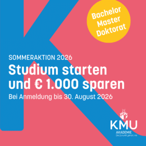 Sommeraktion 2026 – KMU Akademie – Middlesex University Aktion - Fernstudium KMU Akademie